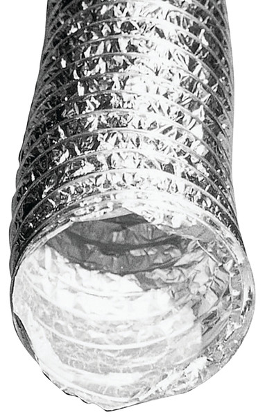 BUILDER'S BEST 110244 Foil Duct, 50 ft L, Class 1 Pressure Class, Aluminum/Polyester [SKU: ORG0558395]