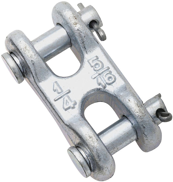 National Hardware 3248BC Series N240-879 Clevis Link, 1/4 x 5/16 in Trade, 3900 lb Working Load, 43 Grade, Steel, Zinc [SKU: ORG7181639]
