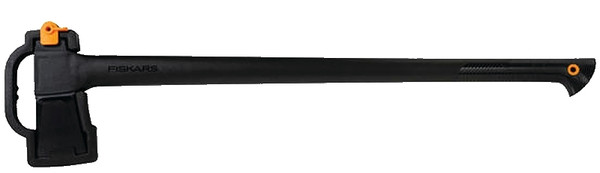 FISKARS 375841-1001 Super Splitting Axe, 3-1/4 in Cutting Edge, 6 lb Head, Steel Head, Fiberglass Handle, 36 in OAL [SKU: ORG0364976]