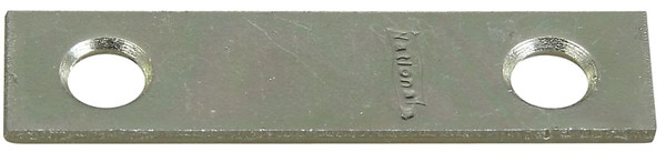 National Hardware N272-716 Mending Brace, 2 in L, 1/2 in W, Steel, Zinc, Screw Mounting [SKU: ORG5255815]
