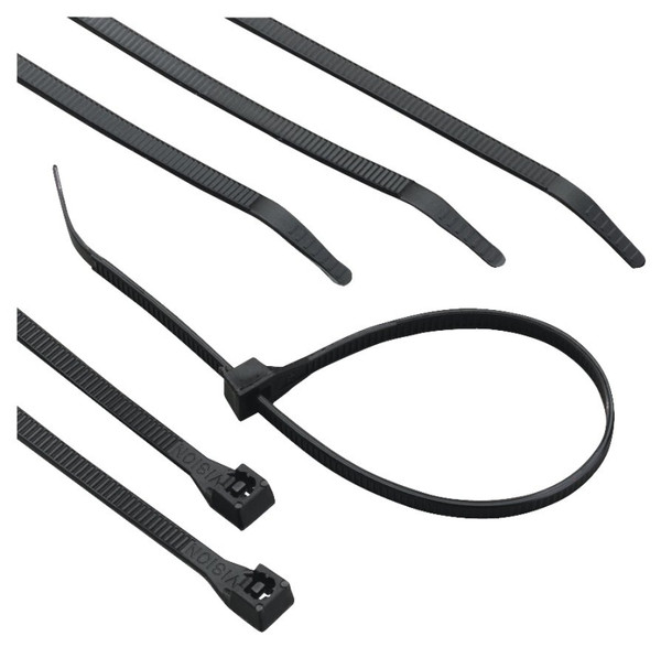 CALTERM 73272 Cable Tie, 6/6 Nylon, Black [SKU: ORG1077411]