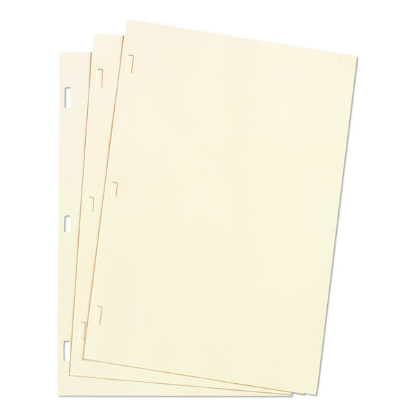Looseleaf Minute Book Ledger Sheets, 11 x 8.5, Ivory, Loose Sheet, 100/Box [SKU: WLJ90110]