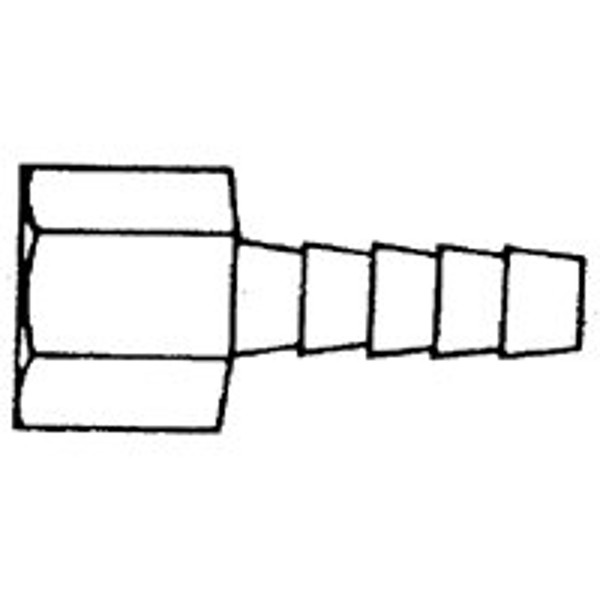 US Hardware M-276C Hose Barb, Brass [SKU: ORG6015507]