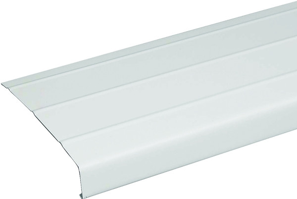 Amerimax 77103 Fascia Trim, 12 ft L, 6 in W, 0.018 Gauge, Aluminum, White, Enamel [SKU: ORG5170543]