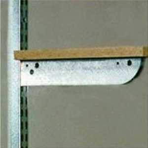 Knape & Vogt BK-0102 Shelf Bracket, 10 in L, Steel, Galvanized [SKU: ORG3355062]
