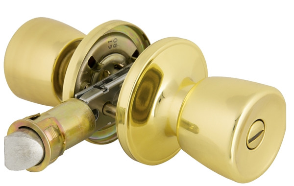 Prosource Mobile Home Privacy Lockset, Polished Brass [SKU: ORG7112691]