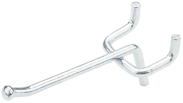 National Hardware N180-009 Peg Hook, 2 in, 1/8, 1/4 in Opening, Steel, Zinc [SKU: ORG7179914]