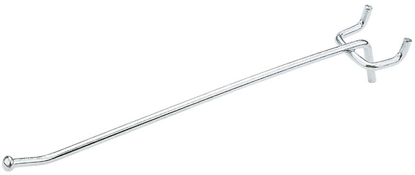 National Hardware N180-013 Peg Hook, 6 in, 1/8, 1/4 in Opening, Steel, Zinc [SKU: ORG7179930]