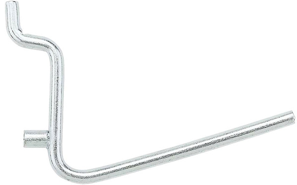 National Hardware N180-001 Peg Hook, 2-1/2 in, 1/8, 1/4 in Opening, Steel, Zinc [SKU: ORG7179765]