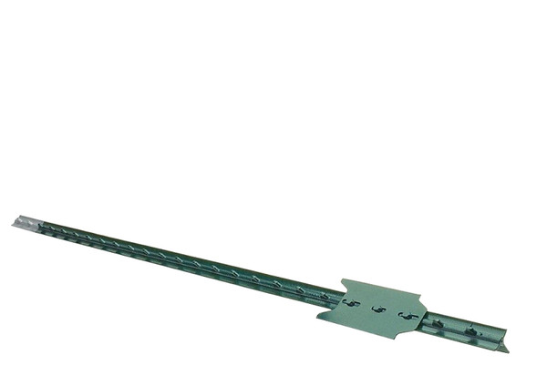 CMC TP133PGN060 T-Post, 6 ft H, Steel, Green/Silver [SKU: ORG8404964]