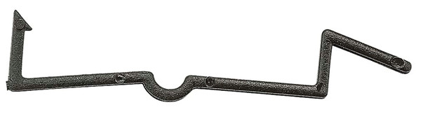 National Hardware V2296 N180-016 Peg Lock, Plastic, Black [SKU: ORG7179757]