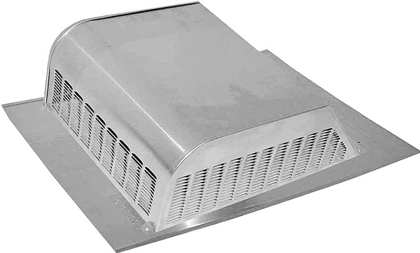 LOMANCO LomanCool 730 Static Vent, 12-3/16 in OAW, 30 sq-in Net Free Ventilating Area, Aluminum, Mill [SKU: ORG4682555]