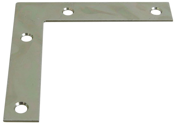 National Hardware 117BC Series N266-569 Corner Brace, 4 in L, 3/4 in W, 4 in H, Steel, Zinc, 0.07 Thick Material [SKU: ORG3176310]