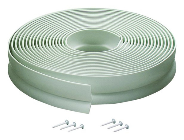 M-D 03822 Garage Door Seal, 1-3/4 in W, 1 in Thick, 30 ft L, Vinyl, White [SKU: ORG1396969]