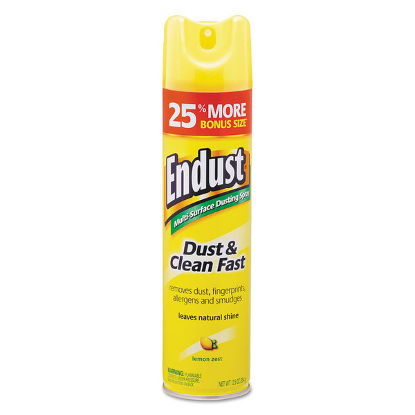 Endust Multi-Surface Dusting and Cleaning Spray, Lemon Zest, 12.5 oz Aerosol Spray, 6/Carton [SKU: DVOCB508171]