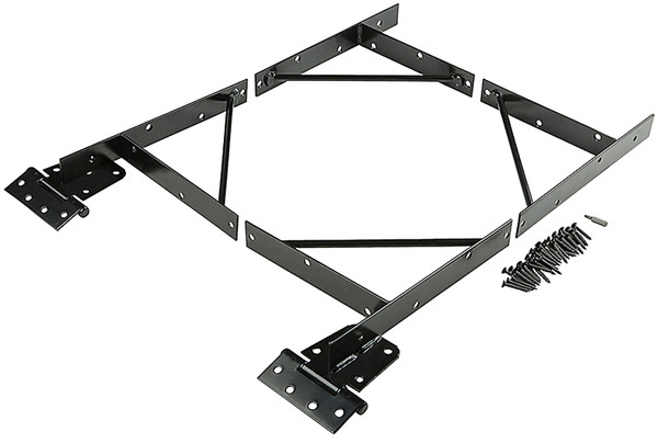 National Hardware N109-060 Anti-Sag Gate Kit, Black [SKU: ORG7371347]