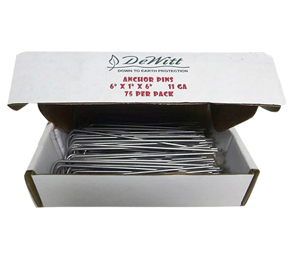 DeWitt AP75 Anchor Pins, 6 in L, 6 in W, 1 in Thick, Steel [SKU: ORG2753580]