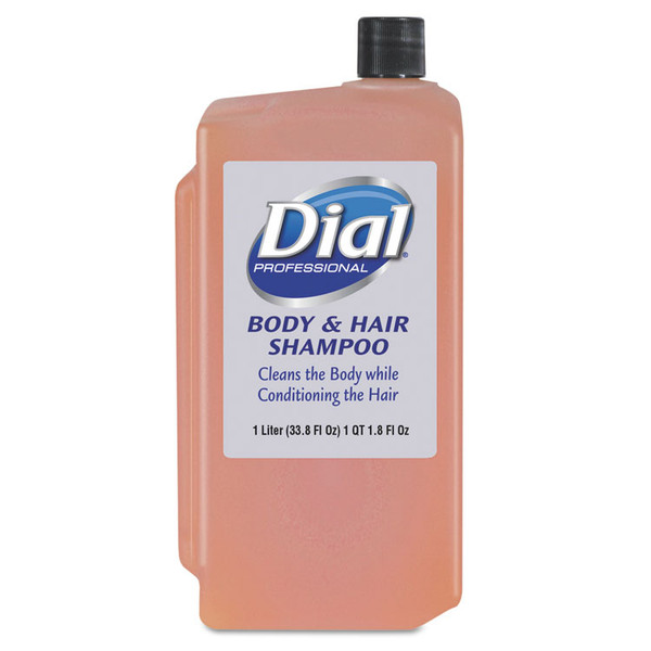 Hair + Body Wash Refill for 1 L Liquid Dispenser, Neutral Scent, 1 L, 8/Carton [SKU: DIA04029]