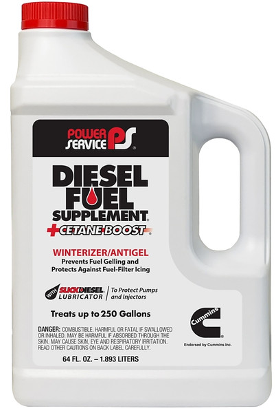 POWER SERVICE 1064-06 Diesel Fuel Supplement Plus Cetane Boost, 64 oz [SKU: ORG1809805]
