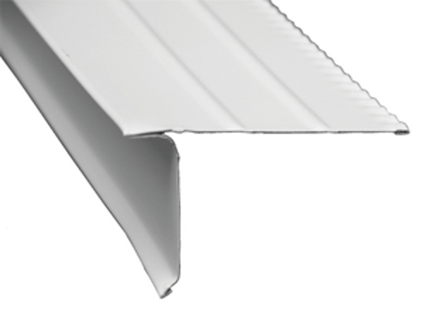 Amerimax F50WA6 Roof Edge, 10 ft L, Aluminum, White [SKU: ORG7437536]