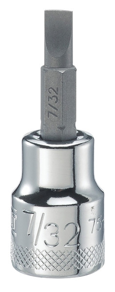 DeWALT DWMT75451OSP Slotted Screwdriver Bit Socket, 7/32 in Tip, 3/8 in Drive, Polished Chrome Vanadium [SKU: ORG7523194]
