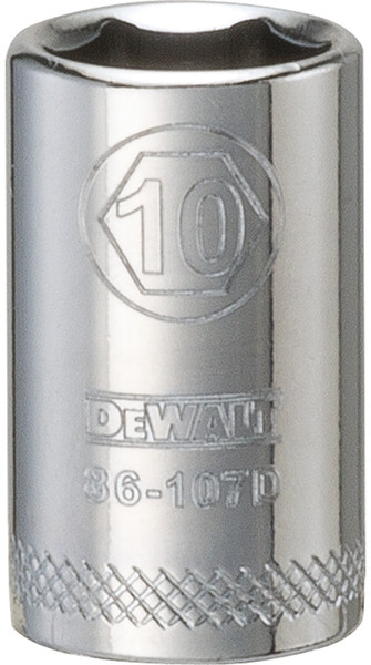 DeWALT DWMT86108OSP Hand Socket, 11 mm Socket, 1/4 in Drive, 6-Point, Vanadium Steel, Polished Chrome [SKU: ORG7518731]