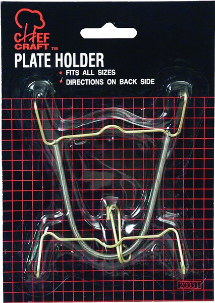 CHEF CRAFT 20031 Plate Holder, For: Both Oval, Round Plates [SKU: ORG7436934]