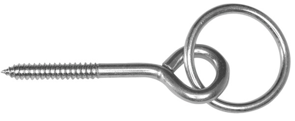 Campbell T7663550 Hitch Ring with Screw Eye Bolt, Steel, Zinc [SKU: ORG6822118]