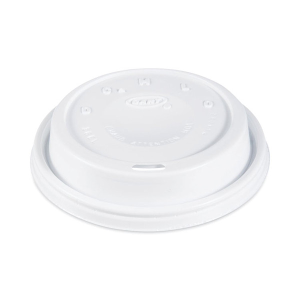 Cappuccino Dome Sipper Lids, Fits 12 oz to 24 oz Cups, White, 1,000/Carton [SKU: DCC16EL]