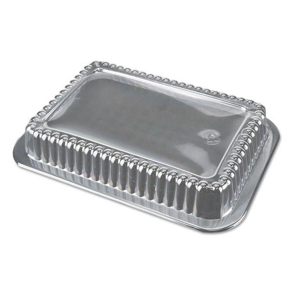 Dome Lids for 1.5 lb Oblong Containers, 6.56 x 4.63 x 2, Clear, Plastic, 500/Carton [SKU: DPKP245500]