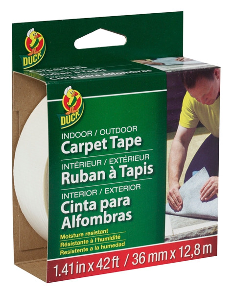 Duck 392907 Carpet Tape, 42 ft L, 1.41 in W [SKU: ORG1859461]