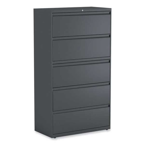 Lateral File, 5 Legal/Letter/A4/A5-Size File Drawers, Charcoal, 36" x 18.63" x 67.63 [SKU: ALEHLF3667CC]