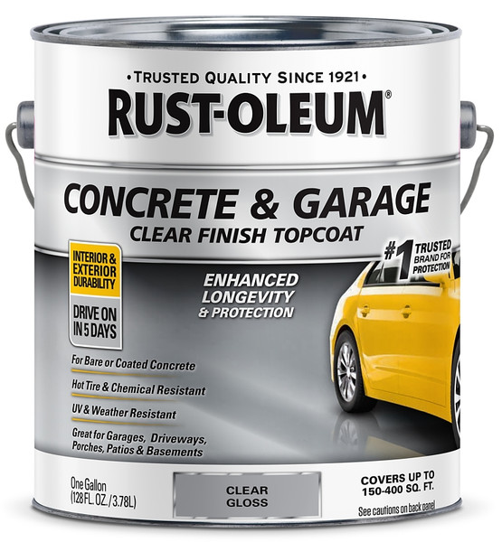 RUST-OLEUM ROCKSOLID 320202 Floor Paint, Clear, 1 gal [SKU: ORG8700916]
