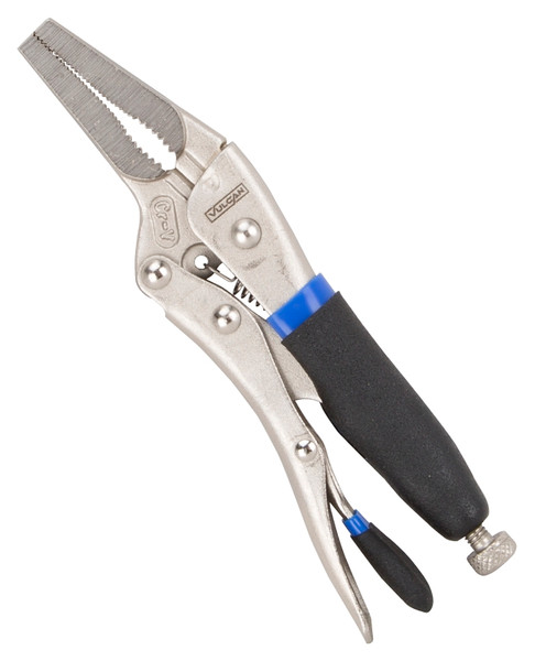 Vulcan JL-NP024 Locking Plier, 6-1/2 in OAL, 2 in Jaw Opening, Black Handle, Comfort-Grip Handle, 3/4 in W Jaw [SKU: ORG2957066]