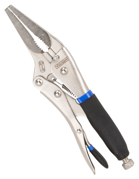 Vulcan JL-NP025 Locking Plier, 9 in OAL, 2-3/4 in Jaw Opening, Black Handle, Comfort-Grip Handle, 1-1/4 in W Jaw [SKU: ORG2977577]