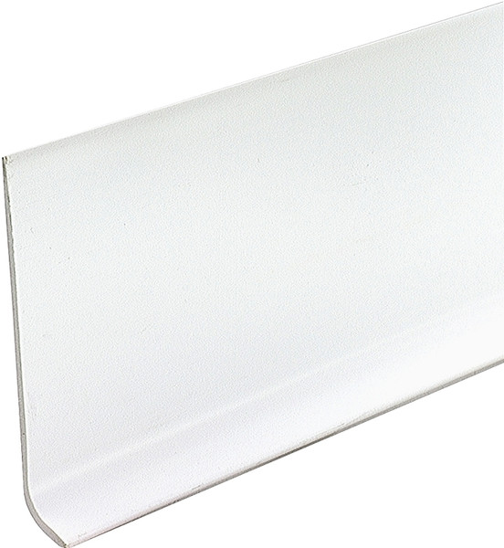 M-D 75317 Wall Base, 4 ft L, 4 in W, Vinyl, White [SKU: ORG6434146]