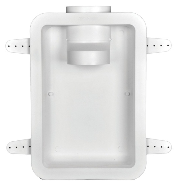 DUNDAS JAFINE DRB4XZW Dryer Vent Box, 20-1/2 in L, 17-1/2 in H, 4.8 in Vent Hole, Polystyrene, White [SKU: ORG0198176]