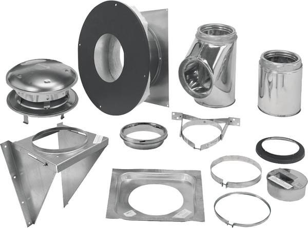 SELKIRK 206622 Thru-the-Wall Support Kit, Stainless Steel, For: Model SSII [SKU: ORG2565752]