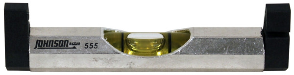 Johnson 555 Line Level, 3 in L, 1-Vial, Aluminum, Silver [SKU: ORG6244487]