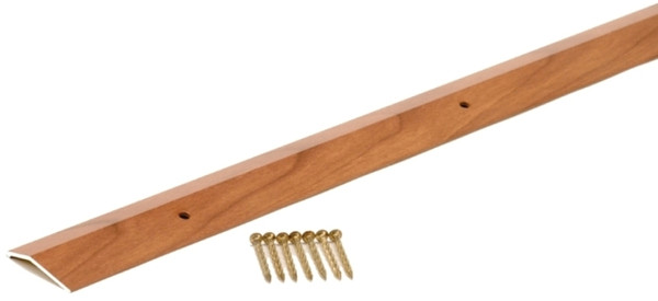 M-D 40124 Carpet Trim, 36 in L, 1.38 in W, Aluminum, Cherry [SKU: ORG7873888]