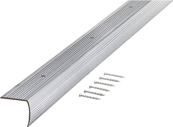 M-D 78105 Stair Edging, 73.63 in L, 1.28 in W, Aluminum [SKU: ORG5642103]