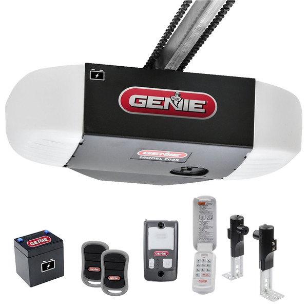 GENIE 38960R Garage Door Opener with Battery Backup, Chain Drive, Remote Control [SKU: ORG0146183]