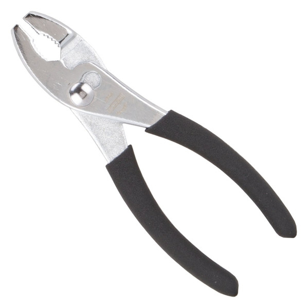 Vulcan JL-NP003 Slip Joint Plier, 6 in OAL, 1 in Jaw Opening, Black Handle, Non-Slip Handle, 1 in W Jaw, 7/8 in L Jaw [SKU: ORG2290088]