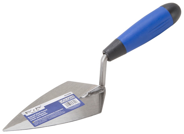 Vulcan 36605-3L Brick Trowel, 5.5 in L Blade, 2.875 in W Blade, HCS Blade [SKU: ORG9713322]
