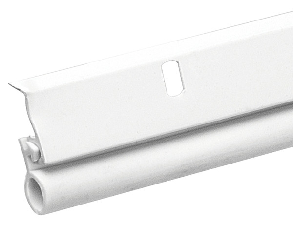 Frost King VA17WH Door Set, 3/4 in W, 17 ft L, Aluminum/Vinyl, White, Screw Mounting [SKU: ORG8859878]