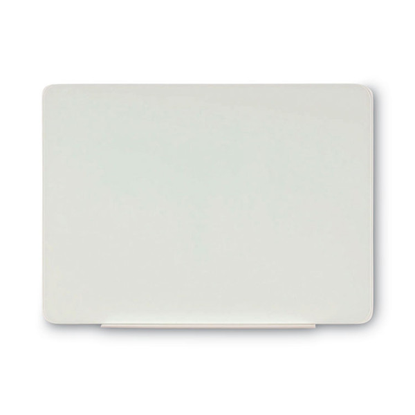 Magnetic Glass Dry Erase Board, 48 x 36, Opaque White [SKU: BVCGL080101]