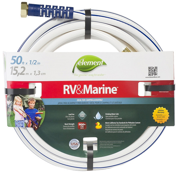 SWAN MRV12050 Water Hose, 1/2 in ID, 50 ft L, White [SKU: ORG6318315]