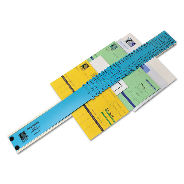 Plastic Indexed Sorter, 31 Dividers, Alpha/Numeric/Month/Date/Day Index, Letter Size, Blue Frame [SKU: CLI30526]