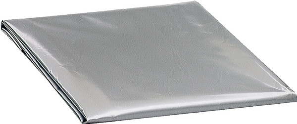 M-D 03392 Air Conditioner Cover with Elastic Strap, 16 in L, 27 in W, Polyethylene, Silver [SKU: ORG5688296]