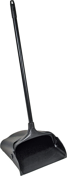Rubbermaid Lobby Pro 253100BLA Dustpan, 12.8 in L, 11.3 in W, Polypropylene, Black [SKU: ORG6755417]